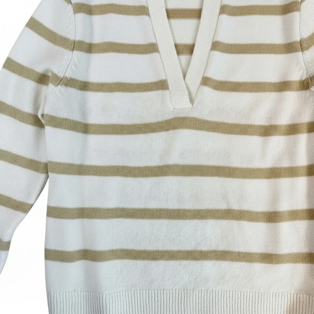 Aerie UnREAL Striped Sweater Women's XS  Long Sleeve Sweater Cozy Oversized y2k - Picture 4 of 9